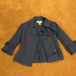 American Rag 3/4 sleeves blue jacket
